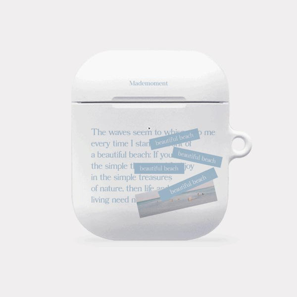 [Mademoment] Whisper Wave Design AirPods Case