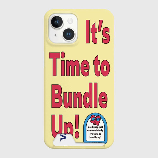 [THENINEMALL] Time To Bundle Up Hard Phone Case (2 types)