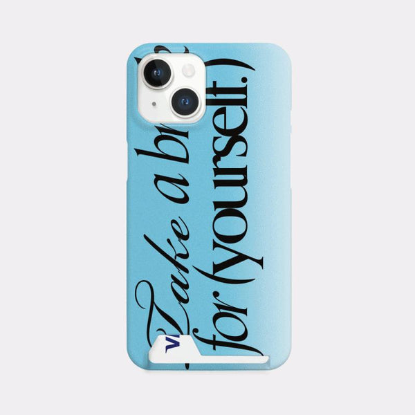 [Mademoment] Take A Break Design Phone Case