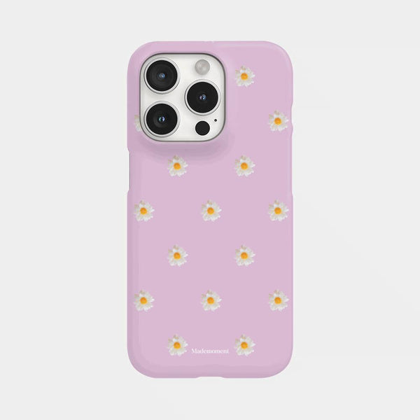 [Mademoment] Pure Daisy Pattern Design Phone Case