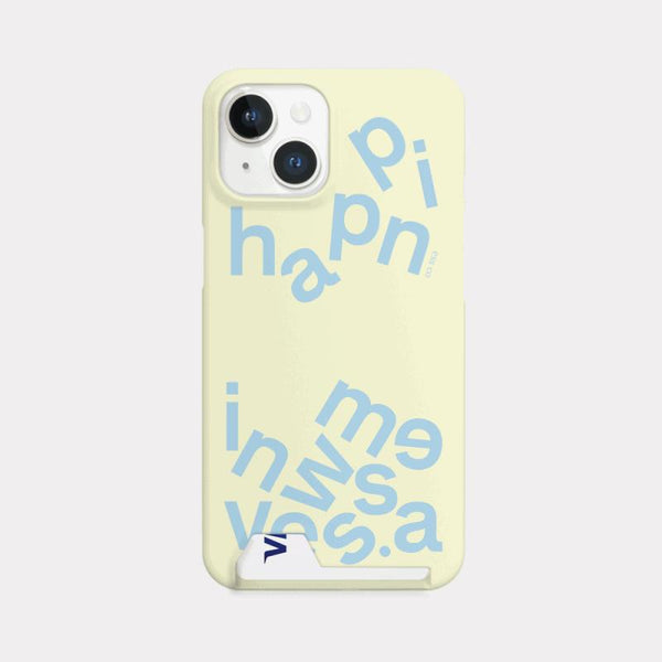 [Mademoment] Wave of Happiness Lettering Design Phone Case