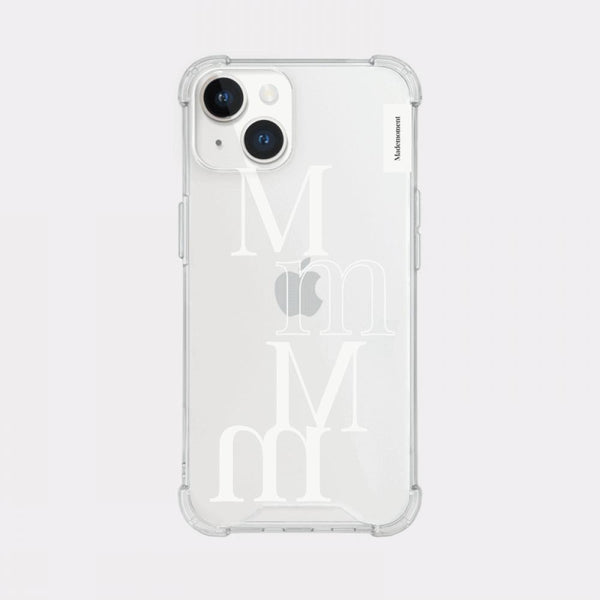 [Mademoment] Two Tone Design Clear Phone Case (3 Types)