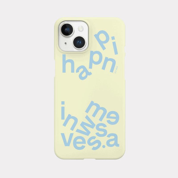 [Mademoment] Wave of Happiness Lettering Design Phone Case