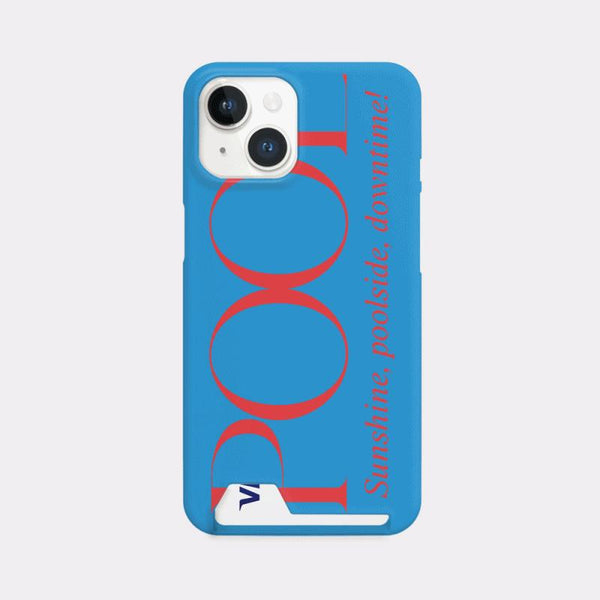 [Mademoment] Poolside Lettering Design Phone Case