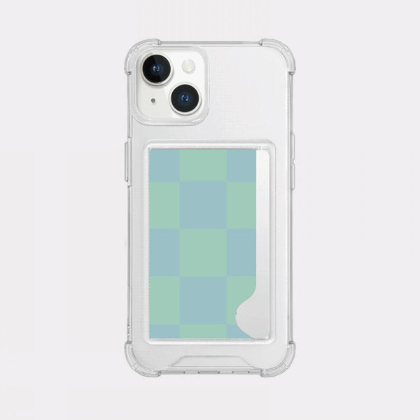 [Mademoment] House Checkerboard Design Clear Phone Case (1 Type)