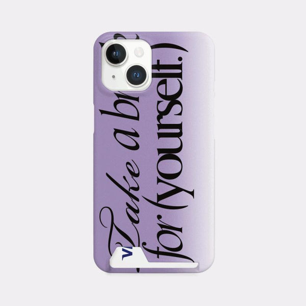 [Mademoment] Take A Break Design Phone Case