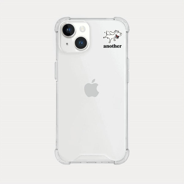 [Mademoment] Another Dog Side Design Clear Phone Case (3 Types)