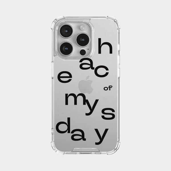 [Mademoment] Each Of Day Design Clear Phone Case (3 Types)