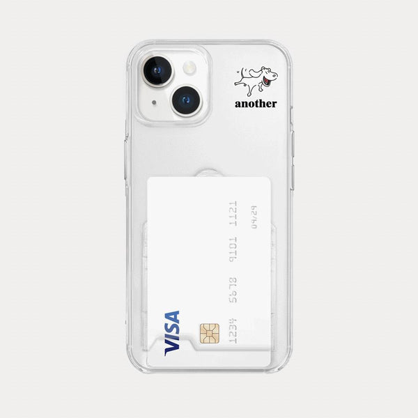 [Mademoment] Another Dog Side Design Clear Phone Case (3 Types)