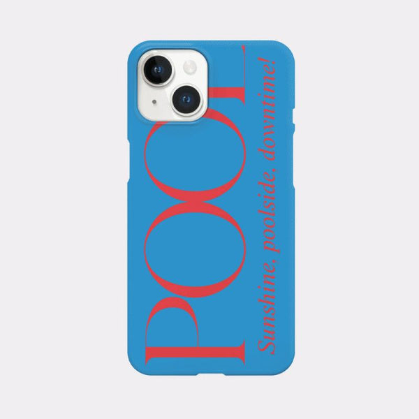 [Mademoment] Poolside Lettering Design Phone Case