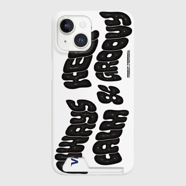 [THENINEMALL] Calm And Groovy Hard Phone Case (2 types)