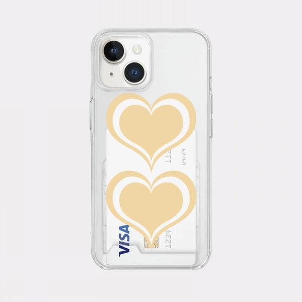 [Mademoment] Coloring Yellow Design Clear Phone Case (3 Types)