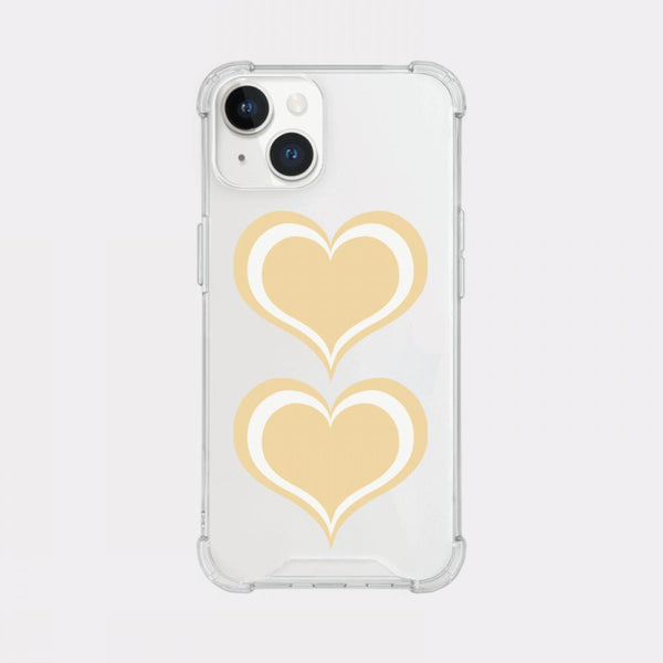 [Mademoment] Coloring Yellow Design Clear Phone Case (3 Types)