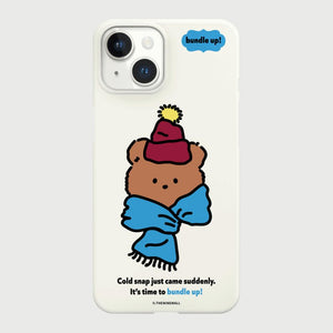 [THENINEMALL] Bundle Up Gummy Hard Phone Case (2 types)