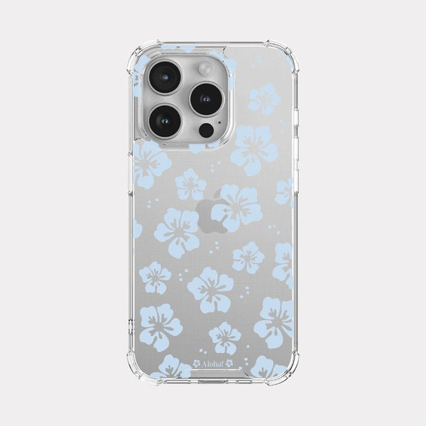 [Mademoment] Aloha Flower Design Clear Phone Case (3 Types)