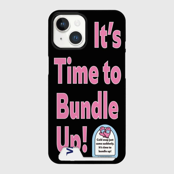 [THENINEMALL] Time To Bundle Up Hard Phone Case (2 types)