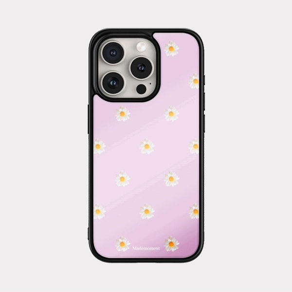 [Mademoment] Pure Daisy Pattern Design Bumper Phone Case