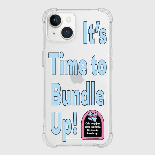 [THENINEMALL] Time To Bundle Up Clear Phone Case (3 types)