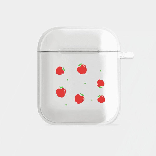 [Mademoment] Mini Fruit Pattern Design Clear AirPods Case