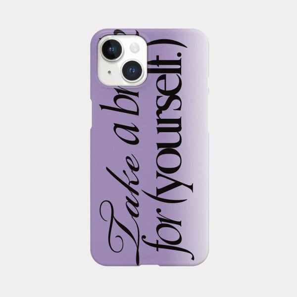 [Mademoment] Take A Break Design Phone Case