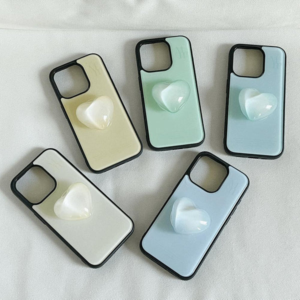 [Mademoment] Blossom Plain Design Bumper Phone Case