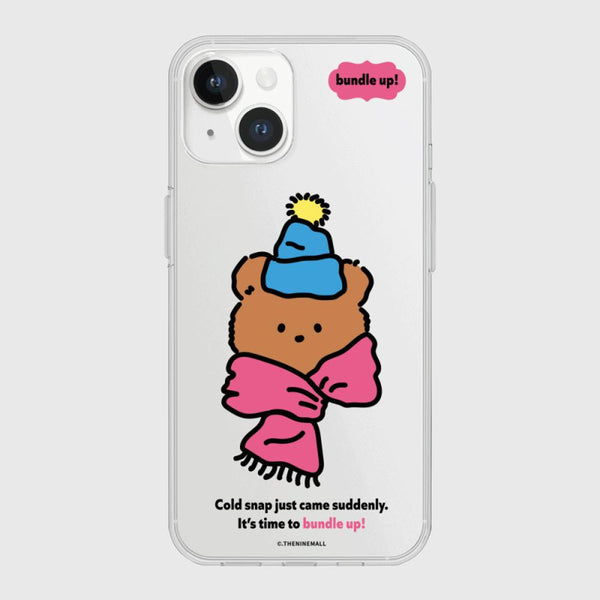 [THENINEMALL] Bundle Up Gummy Clear Phone Case (3 types)