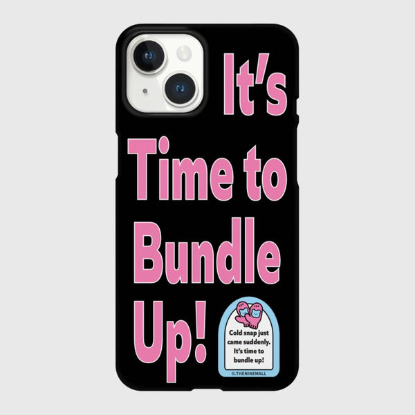 [THENINEMALL] Time To Bundle Up Hard Phone Case (2 types)