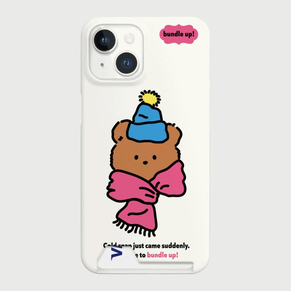 [THENINEMALL] Bundle Up Gummy Hard Phone Case (2 types)