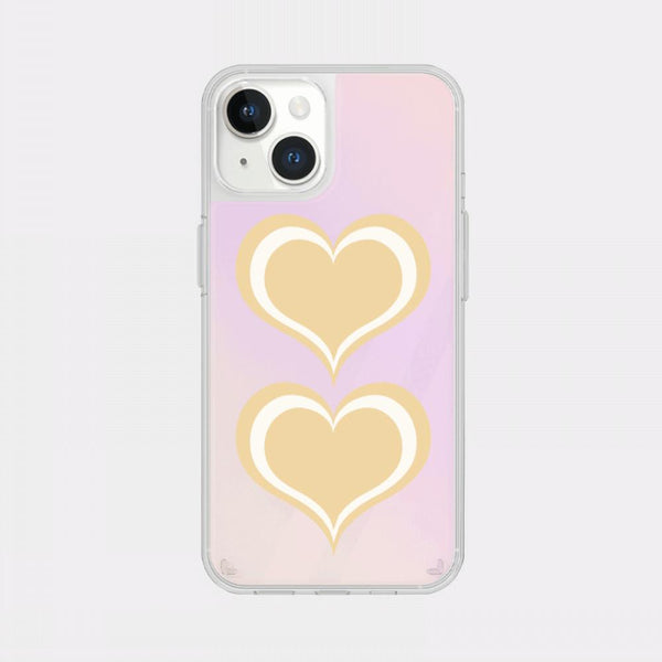 [Mademoment] Coloring Yellow Design Glossy Mirror Phone