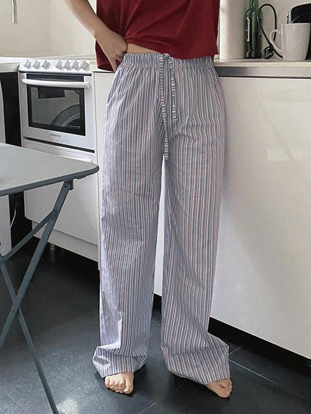 [SLOWAND] Multi-stripe Pants (2 Colors)