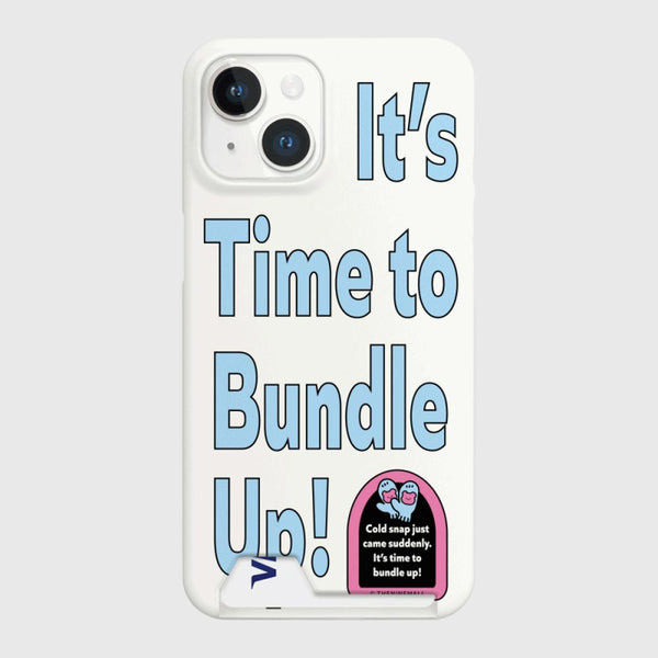 [THENINEMALL] Time To Bundle Up Hard Phone Case (2 types)