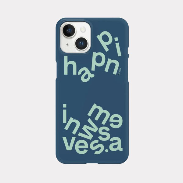 [Mademoment] Wave of Happiness Lettering Design Phone Case