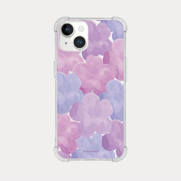 [Mademoment] Dreamy Pond Splash Design Clear Phone Case (3 Types)