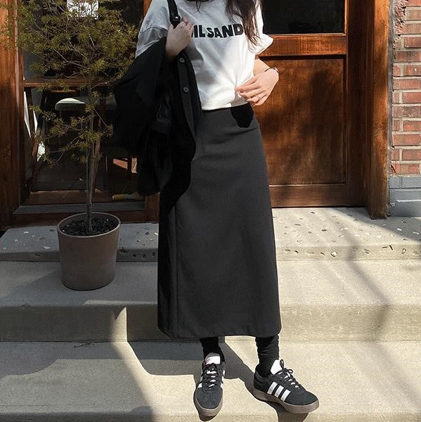 [SLOWAND] # SLOWMADE Market Training Skirt (Short/Midi/Long 3 types)