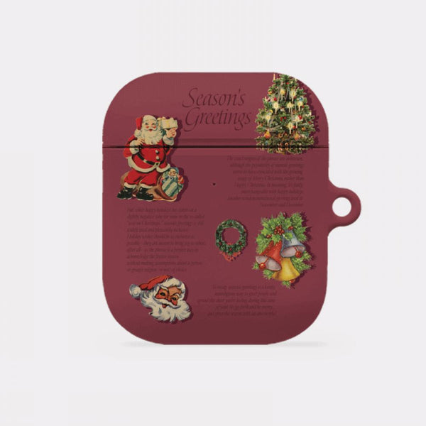 [Mademoment] Vintage Seasons Greetings Design AirPods