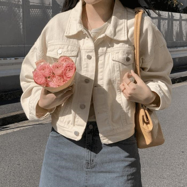 [98°C] Roaming Cotton Denim Jacket (2 Colors)