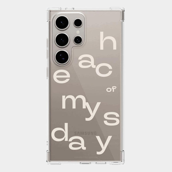 [Mademoment] Each Of Day Design Clear Phone Case (3 Types)