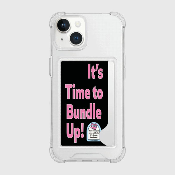 [THENINEMALL] Time To Bundle Up Clear Phone Case (1 Type)