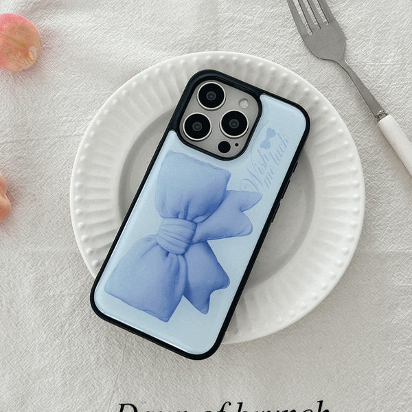 [Mademoment] Big Wish Ribbon Design Bumper Phone Case