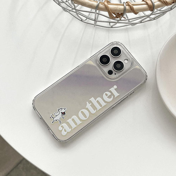 [Mademoment] Another Dog Design Glossy Mirror Phone Case