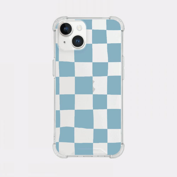 [Mademoment] Coloring Blue Design Clear Phone Case (3 Types)