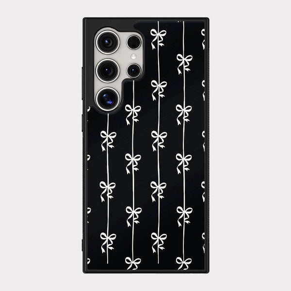 [Mademoment] Line Ribbon Pattern Design Bumper Phone Case