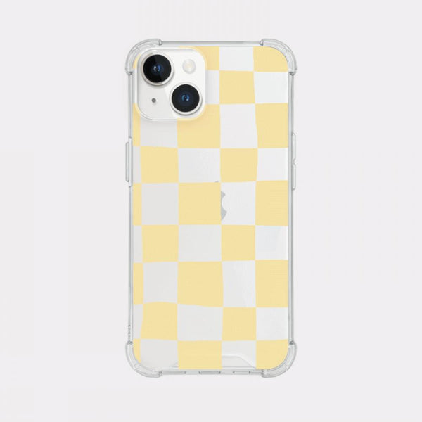 [Mademoment] Coloring Yellow Design Clear Phone Case (3 Types)