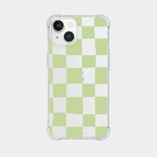 [Mademoment] Coloring Green Design Clear Phone Case (3 Types)