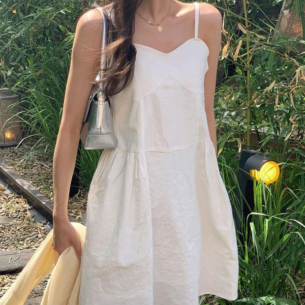 [WITHBLOOM] Lia Linen Sleeveless Dress