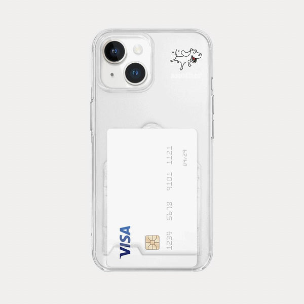 [Mademoment] Another Dog Side Design Clear Phone Case (3 Types)