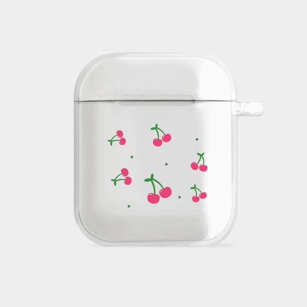 [Mademoment] Mini Fruit Pattern Design Clear AirPods Case