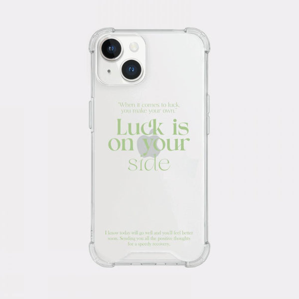 [Mademoment] Coloring Green Design Clear Phone Case (3 Types)