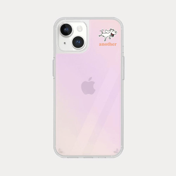 [Mademoment] Another Dog Side Design Glossy Mirror Phone Case