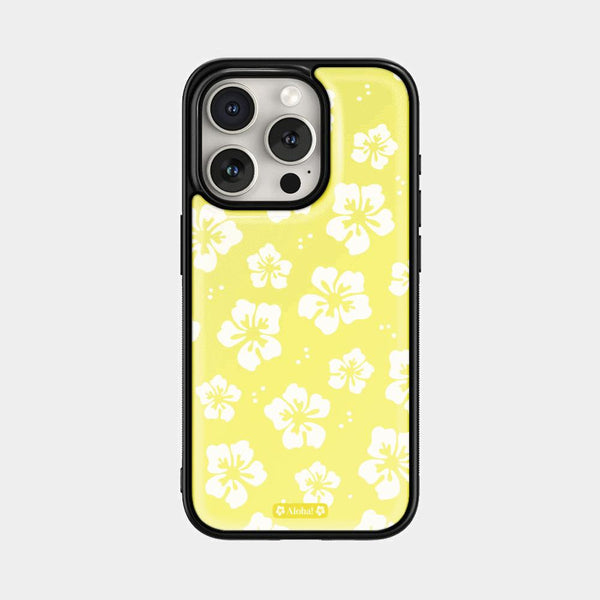 [Mademoment] Aloha Flower Design Bumper Phone Case